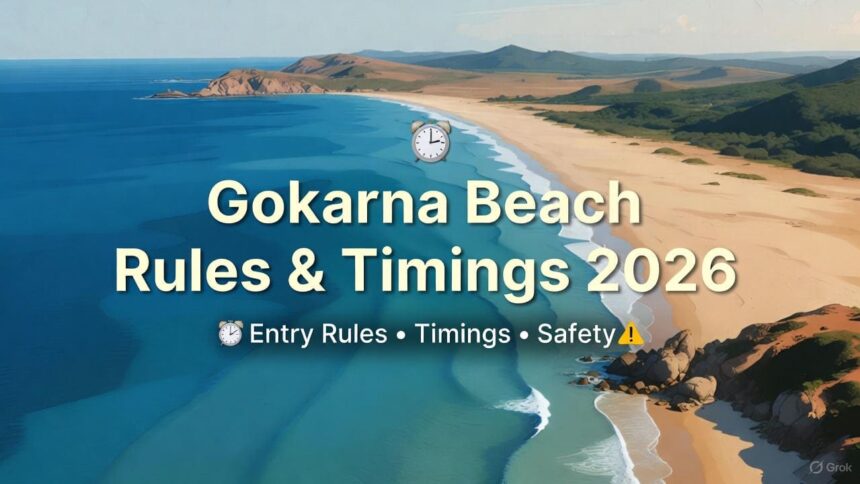 Gokarna beach entry rules and timings 2026